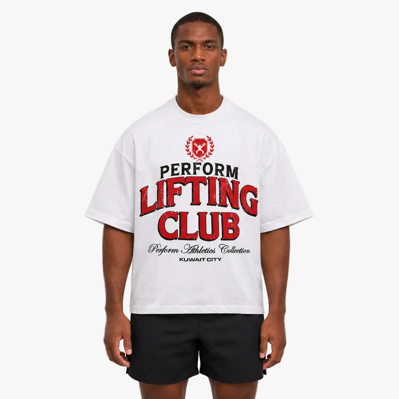 LIFTING CLUB BOXY TEE - Perform Athletics