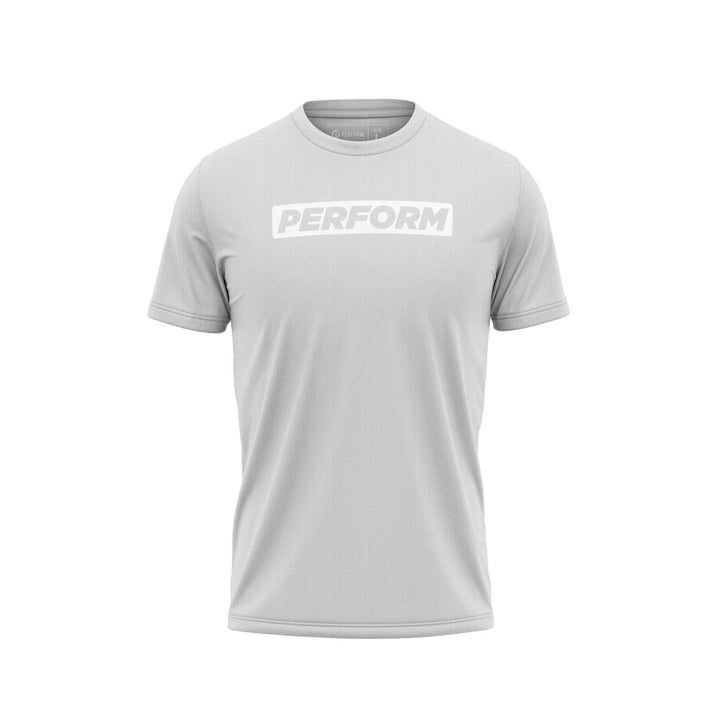 MEN'S PERFORM TEE - HEATHER GREY - Perform Athletics