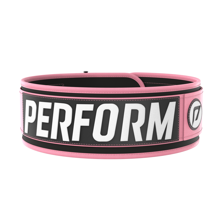 LIFTING BELT - ELITE PINK - Perform Athletics