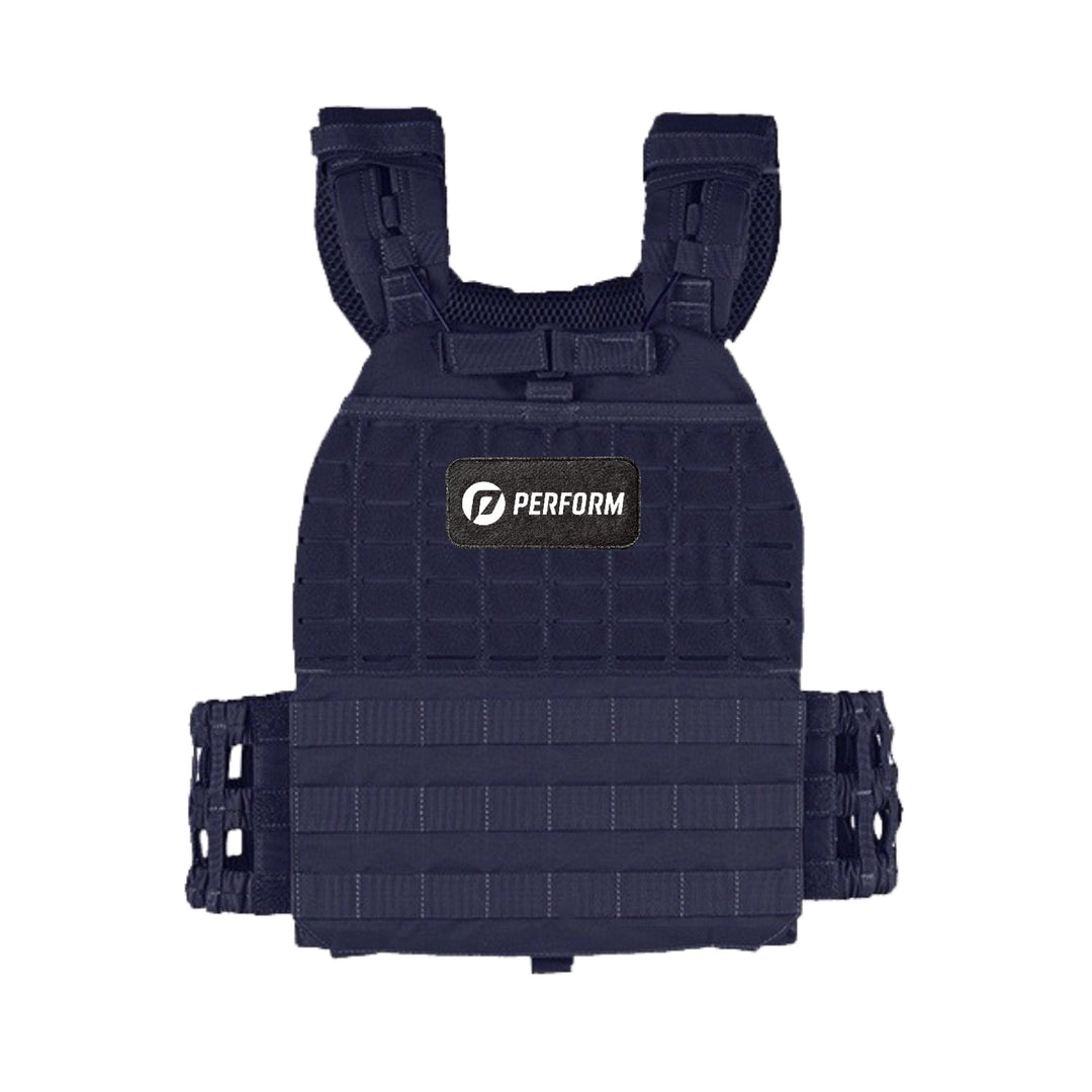 TACTICAL WEIGHTED VEST - ROYAL NAVY - 10KG - Perform Athletics