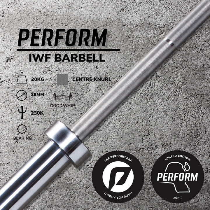 Perform IWF Barbell - Chrome - Perform Athletics