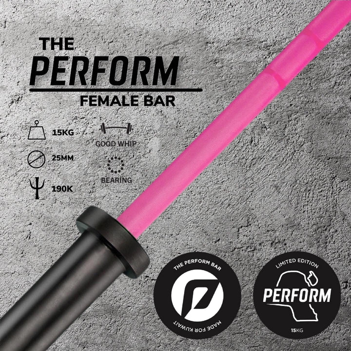 Perform Women’s Barbell - Pink - Perform Athletics