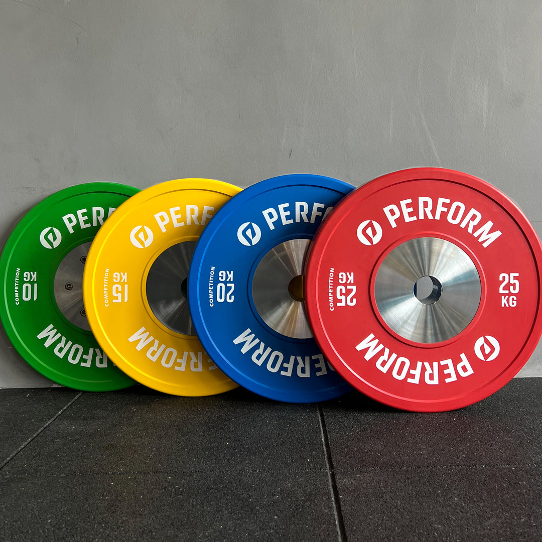 Competitive Plate Setting COMPETITION WEIGHT PLATES | Perform Athletics